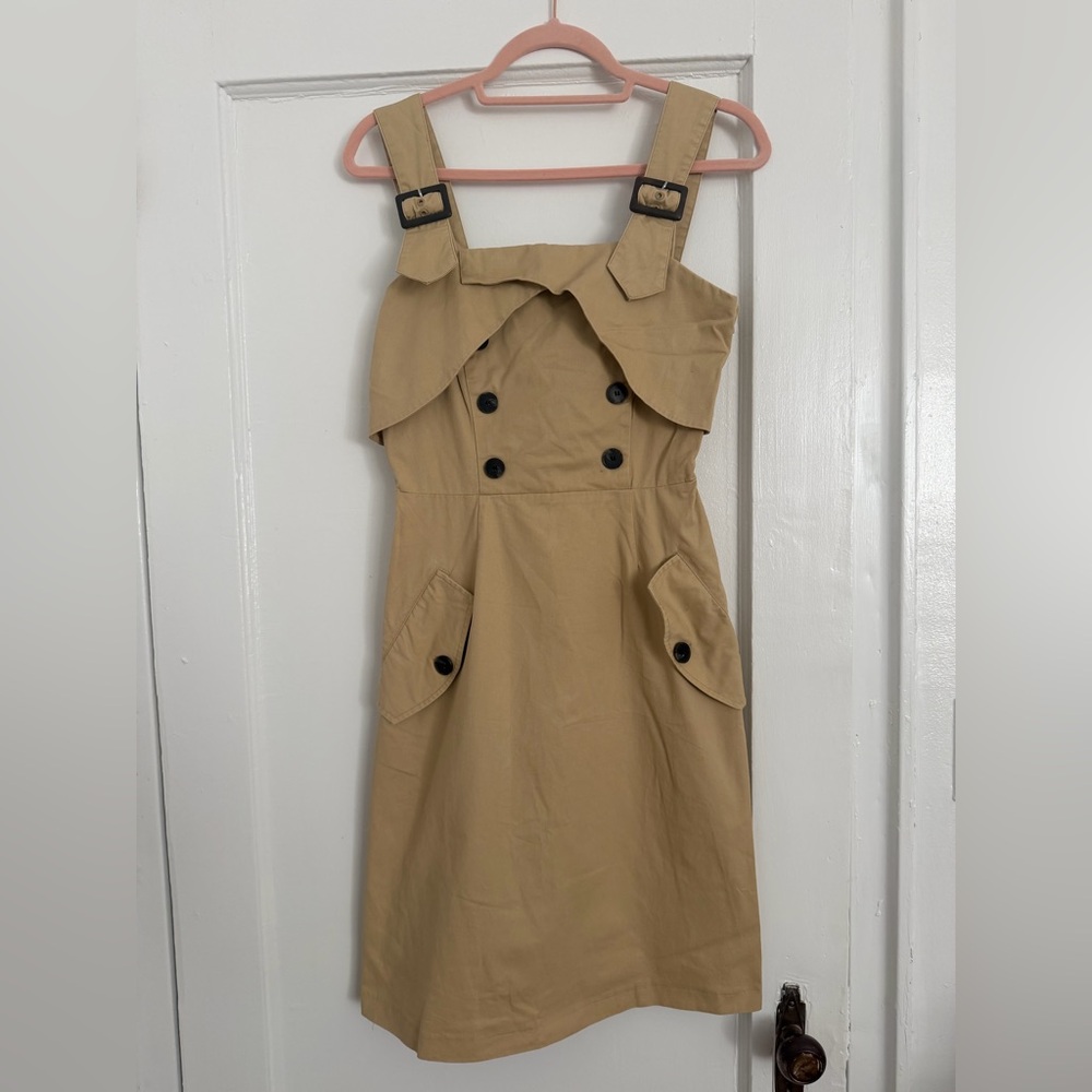 Anthropologie trench style dress